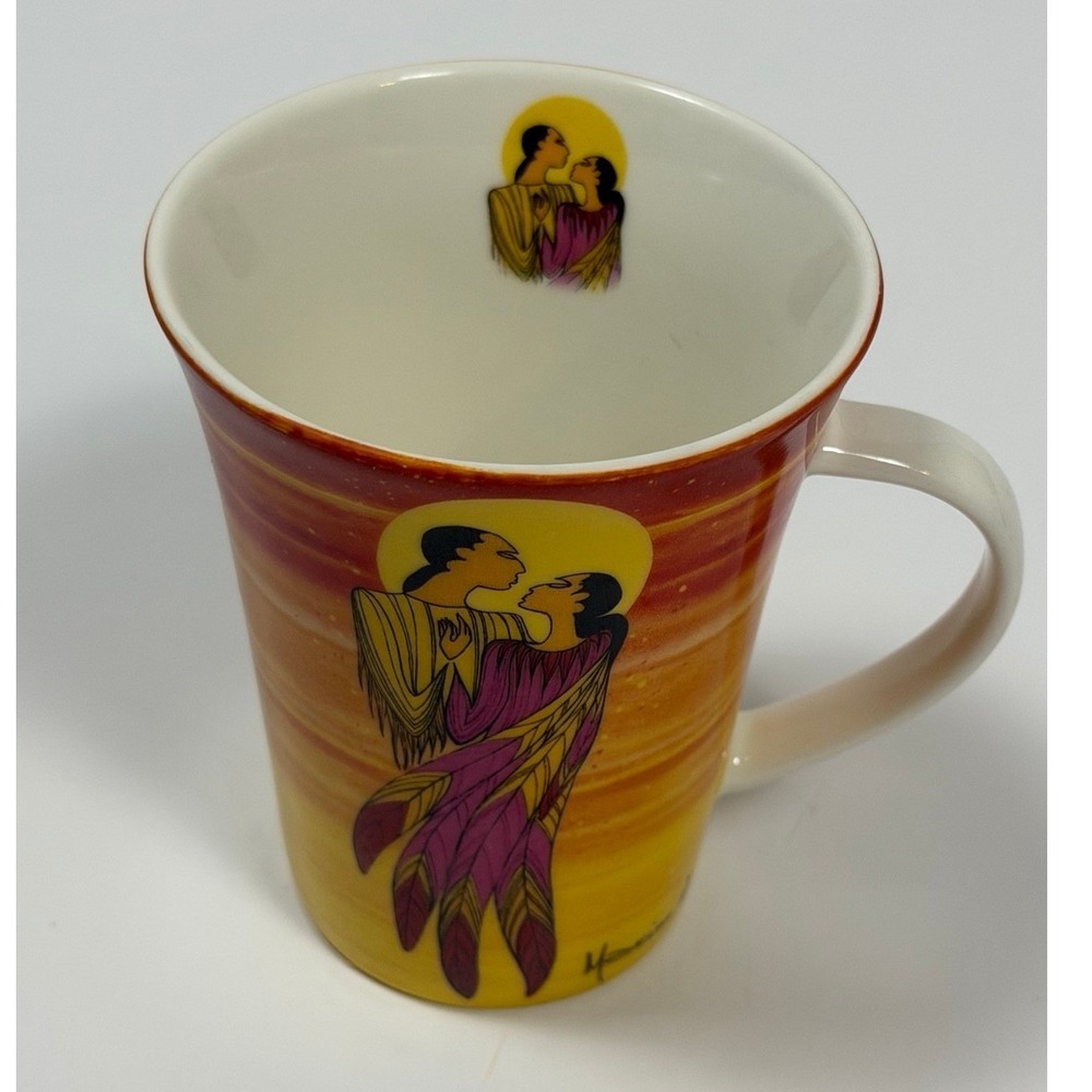 Oscardo Maxine Noel "Dancers" Indigenous Art Porcelain Mug